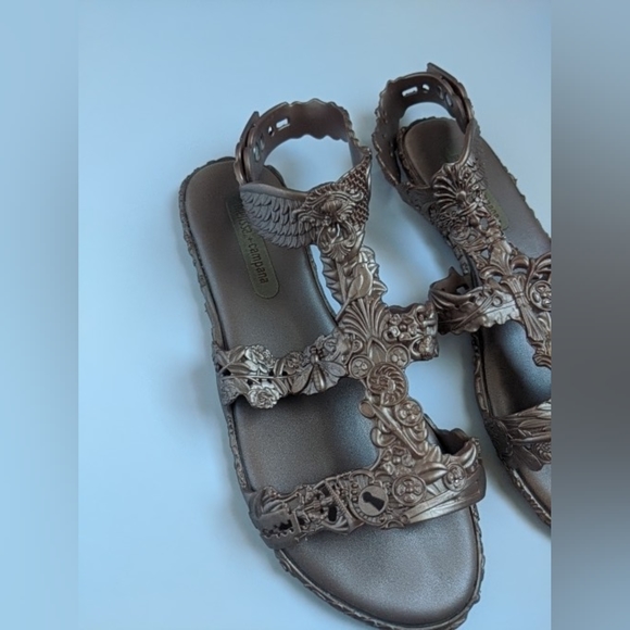 Melissa rose gold gladiator sandals - Picture 3 of 4